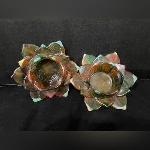 Handmade candle holders
